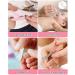 Lictin Baby Care Set 12-Piece | Newborn Essentials with Thermometer Nail Scissors Brush & Comb | Pink Baby Care Set - Buy Online on GoSupps.com