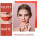 Oulac Soft Matte Lipstick for Women - Orange Coral Lipstick & Blush Duo | Enriched with Rose Oil | Vegan & Cruelty-Free | 3.6g (Y10) - Buy Online on GoSupps.com