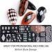 LEEQBCR Three-Piece Nail Mold Set | Unique Snowflake & Lattice Nail Stencils | Premium Nail Sealant for Flawless Designs - Buy Online on GoSupps.com