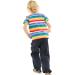 Mud Kingdom Little Boys Green Rainbow Stripe T-Shirt 12-18 Months - Short Sleeve - Buy Online on GoSupps.com