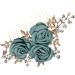 FRCOLOR Comb Rose side comb wedding bridal headpieces tiaras for girls big combs for women rhinestone barrettes for women headpiece for bride wedding headpiece bow tie alloy hair Wedding - Buy Online on GoSupps.com