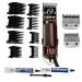 OSTER Classic 76 Hair Clipper Bundle - 2 items includes pack of 8 plastic comb blades