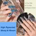 Nail Dip Powder Starter Kit - 6 Colors Glitter Dipping Powder Kit - Quick Dry Nail Powder Set - Pink Red Blue Purple Silver French Manicure Kit DIY Nail Art No Need UV Lamp Glitter Pink - Buy Online on GoSupps.com