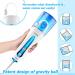 Water Dental Flosser Cordless - H2ofloss Portable Oral Irrigator with 5 Modes, 6 Jet Tips - Rechargeable & Waterproof - Teeth Braces & Gums Care - Home Travel - Blue - Buy Online on GoSupps.com