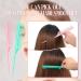 2-Pack Carbon Fiber Rat Tail Teasing Combs - Anti-Static, Heat Resistant for Volume & Styling (Pink & Green) - Buy Online on GoSupps.com