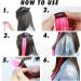 Feather Hair Extension Kit Synthetic Long Straight Rainbow Highlight Colored Hair Extensions Clip Pink Purple Green Yellow (Color : 17 Size : 22inches) 22inches 17 - Buy Online on GoSupps.com