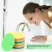 10 Natural Cellulose Face Washing Sponges | Oval Facial Cleaning Sponges for Spa & Makeup Removal | 5 Colors - International Shipping - Buy Online on GoSupps.com