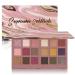 Prism Makeup Matte Eyeshadow Palette Pro 18 Colors Pigmented Shimmer Glitter Eye Shadow Palette  Blendable Long Lasting Waterproof Makeup Cosmetics Halloween Makeup Kit (02 Solitude)