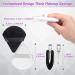 Triangle Makeup Puffs | Soft Velour Powder Puff Applicators for MUA | No Crease Hair Clips for Flawless Face & Eye Makeup - Buy Online on GoSupps.com