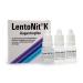 Lento Nit K eye drops 3-seat Pack for moistening the surface of the eye and for prophylaxis in the case of cloudiness in the lentil and vitreous area of the eye 30 ml solution