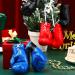 3 Pairs Mini Boxing Gloves Holiday Christmas Ornament - Black, Red, Blue - Buy Online on GoSupps.com