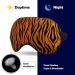 Sleep Mask Tiger Stripes Orange - Light Blocking Eye Cover with Adjustable Strap for Ultimate Comfort - Buy Online on GoSupps.com