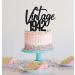 LVUPKFF Vintage 1942 Cake Topper 80th Men and Women Birthday Derations Funny 80 Fabulous and Happy Eighty Party Handmade (Black) - Buy Online on GoSupps.com