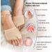 Putuo Forefoot & Midfoot Cushions - Gel Pads for Pain Relief | Anti-Slip Foot Cushion for Men & Women - 1 Pair Beige - Buy Online on GoSupps.com