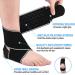 Beister Adjustable Compression Ankle Brace Elastic Foot Support Wrap Sprains Foot Brace for Sports Protect Arthritis Plantar Fasciitis Achilles Tendonitis Grey 1 Pair (Pack of 1) - Buy Online on GoSupps.com