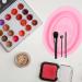 FRCOLOR Cleaning Pad Cosmetic Brush Scrubber Makeup Brush Scrubber Mat Brush Cleansing Pad Makeup Brush Washing Bowl Silicone Makeup Brush Beauty Tool Cleaner Beauty Tools Silica Gel Fold 14.5x11cm Pink - Buy Online on GoSupps.com