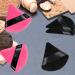 Buy 4 Pieces Triangle Powder Puffs - Soft Velour Makeup Sponge for Loose & Mineral Powders - Washable Reusable Cosmetic Tools (Black & Rose Red) - International Shipping - Buy Online on GoSupps.com