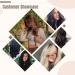 FSHINE Clip-In Extensions | 60cm Balayage Medium Brown & Platinum Blonde | 120g Real Hair | 7 Pieces for Women - Buy Online on GoSupps.com
