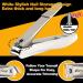 Nail Clipper Set - 3pcs Professional Fingernail and Toenail Clippers with Catcher by HTING - Ideal Gift Trimmer for Women and Men - Buy Online on GoSupps.com
