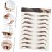 FOMIYES 54 Sheets Waterproof Eyebrow Stickers Make up Kit Eyebrow Transfer Sticker Temporary Brow Tattoos 3d - Buy Online on GoSupps.com