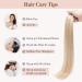 Tess Tape Extensions: 40 Pack Remy Real Hair 45 cm - Cheap Gold Blonde Balayage (#018/613) - 100g Tape-In Hair Extensions - Buy Online on GoSupps.com