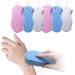 BENTFINE Super Soft Exfoliating Bath Sponge  6pcs 3D Bath Sponge Shower Brush  Ultra Soft Bath Body Shower Sponge for Pregnant Women  Adult  and Children(Pink  Blue  White)