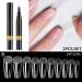 Worparsen Nail Tips Glue Handheld Soak Off UV LED Base Gels Stick Extension Glue Pen Ornament Sticking Solid B - Buy Online on GoSupps.com