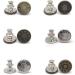 6 Pcs Adjustable Jean Button Pins for Pants - No Sew, No Tools Required | Instant Waist Tightener for Jeans | Reusable and Simple Installation (Style 1) - Buy Online on GoSupps.com