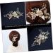 FRCOLOR comb hair jewels for women bridal hair clip hair claw clips for women pearl hair barrettes pearl headpiece goody hair clips for women Hair Side Hair up Miss alloy modeling - Buy Online on GoSupps.com