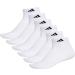 adidas Men's Superlite II 6-Pack Low Cut Socks - White/Black - Large - Buy Online on GoSupps.com
