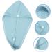 Cabilock Quick Drying Shower Cap Shower Cap Large Hair Cap Towel Turban Shower Essentials for Women Turbans for Women Bath Shower Cap Hair Drying Towel Quick Drying Bath Cap Head Bath Cap Blue 65.00X25.00X0.50CM - Buy Online on GoSupps.com
