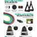 150-250lbs Resistance Bands Set with Handles - 5 Tube Fitness Bands for Home Workouts - Buy Online on GoSupps.com