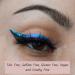 Blue Metallic Color Changing Liquid Eyeshadow & Eyeliner by Mynena - Talc-Free, Gluten-Free, Sulfate-Free, Cruelty-Free, Vegan | Roxana - Buy Online on GoSupps.com