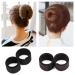 SASFOU Magic Hair Bun Maker 4 Pcs French Twist Donut Shaper for Women - Black/Coffee - Buy Online on GoSupps.com