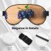Buy SSIMOO Grape Pattern Print Double-Sided Eye Mask | Soft Light Blocking Sleep Mask for Best Sleep Quality - International Shipping Available - Buy Online on GoSupps.com