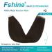 FSHINE Dark Brown Tape In Extensions 55cm - 50g Invisible Real Hair Extensions for Women - #2 - Buy Online on GoSupps.com