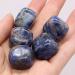 Bulk Natural Black Volcanic Lava Stone Ornaments Polished Rough Rock Reiki Crystals and Stones Home Decor Sodalite 3PC Stone Collection - Buy Online on GoSupps.com