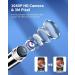 Wireless Otoscope Ear Wax Removal Tool with 1080P Camera & 6 Lights - Ear Cleaner Kit for iPhone, iPad, Android - 7 PCS Ear Set Included (Black) - Buy Online on GoSupps.com