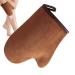 Tanning glove Brown Mite Applicator Reusable Washable Incl Thumb Extra Soft For Face & Body Creams Foam Women Men
