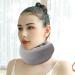 Soft Cervical Collar Neck Support Brace Elastic Supports | Soft Foam Wraps Keep Vertebrae Stable Soft Neck Support Relieves Pressure in Spine Neck Support Brace for Travel Gray - Buy Online on GoSupps.com