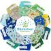 Bl mchen All-in-One Bamboo Cloth Diaper - Velcro OneSize (3.5-15kg) - Melons Design - Eco-Friendly Baby Diaper - Buy Online on GoSupps.com