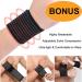 Sinvic Ankle Brace 2PCS - Adjustable Compression Wrap for Men & Women - Breathable Support for Ankle Protection - Medium Classic Black - Buy Online on GoSupps.com
