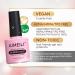 AIMEILI 5 in 1 Rubber Base Gel - Sheer Color Nail Polish with Elastic Coat - (586) 10ml - Buy Online on GoSupps.com