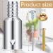 6 Pcs Threaded Tip Replacement Kit for Extension Poles - Metal Threaded Tips for 1 Inch Wood/Metal Poles - Buy Online on GoSupps.com