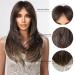 Testar Dark Brown Long Layered Wigs with Bangs for Women - Naturally Looking Synthetic Shoulder-Length Hair for Everyday Use - Buy Online on GoSupps.com
