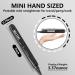 MELYDO Mini Ceramic Hair Straightener for Short Hair/Bangs - Dual Voltage Travel Straightener in Black - Buy Online on GoSupps.com