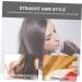 CANIGHT Hair Straightener Clamp Brush - Dual Sided Hair Styling Tool for Cutting Dyeing & Pressing | Perfect for Bangs & Highlights | International Shipping Available - Buy Online on GoSupps.com