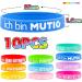 Blessing 10-Piece Motivation Bracelets | German Inspirational Silicone Arm Bands | Positive Sayings Power Straps for Teens Women & Men | Unique Small Gifts - Buy Online on GoSupps.com