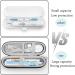 6-Piece Electric Toothbrush Travel Case Set | Durable Hard Case with Caps for Trips & Business Travel - Buy Online on GoSupps.com