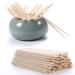 Hoomboom 100pcs Orange Wood Sticks & Cuticle Pusher Set for Nail Art Manicure Pedicure - Pack of 1 - Buy Online on GoSupps.com